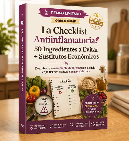 🛡️ La Checklist Antinfiammatoria: 50 Ingredienti + Sostituti 🇮🇹